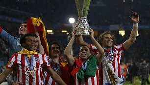 Madrido &bdquo;Atletico&ldquo; futbolininkų triumfas