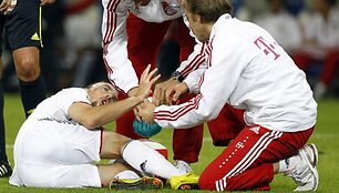 F.Ribery pasirodymas rungtynėse ir trauma