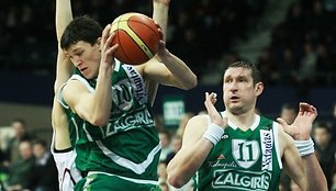 Antrasis LKL taurės pusfinalis: Kauno „Žalgiris“ – Kauno „Aisčiai“, (2009.01.23, Panevėžys)