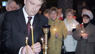 Ukrainos prezidentas Viktoras Ju&scaron;čenka 