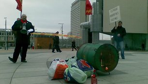 „Frontininkų“ akcija šįsyk truko vos penkilika minučių.