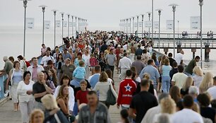 Tikimasi, kad į Palangą žmonės &scaron;į savaitgalį plūs nepaisydami krizės.