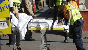 Madride susidūrė priemiestiniai traukiniai 