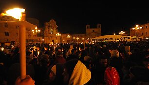 Žemės drebėjimo aukų paminėjimas