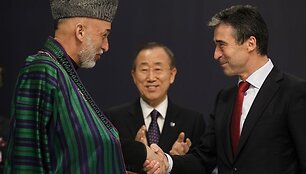 H.Karzai ir A.F.Rasmussenas