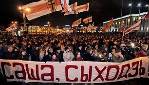 Protesto akcija Minske