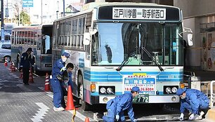 Autobusas, kuriame įvyko incidentas