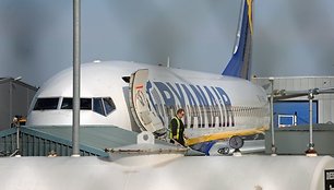 Avariniu būdu nusileidęs „Ryanair“ lėktuvas