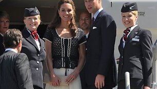 Princas Williamas su žmona vie&scaron;ėjo &Scaron;iaurės Amerikoje