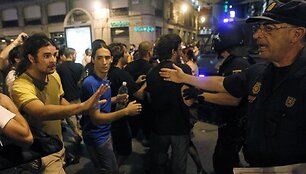 Protestuotojai Madride