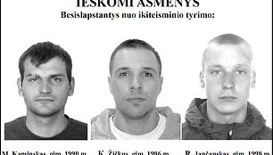 Policijos ieškomi asmenys