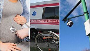 Vilniuje tiriama skausminga dviratininko ir nė&scaron;čiosios avarija