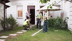 Atvykę i&scaron;minuotojai nustatė, kad sumai&scaron;tis kilo dėl seno surūdijusio gesintuvo