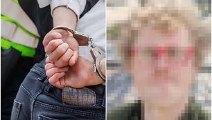 Temos iliustracija: įtariamojo L. T. sulaikymas bei suėmimas 