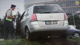 &bdquo;Opel Meriva&ldquo; įvykio vietoje