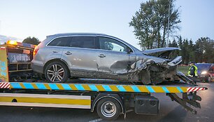 &bdquo;Audi Q7&ldquo; įvykio vietoje
