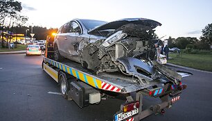 &bdquo;Audi Q7&ldquo; įvykio vietoje