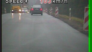 Užfiksuotas pažeidimas