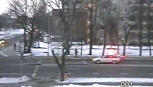 Policijos &bdquo;&Scaron;koda&ldquo; į sankryžą įlėkė nestabdydama.