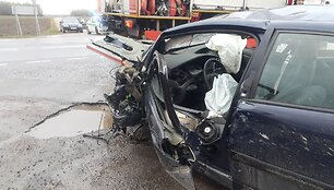 &bdquo;Citroen&ldquo; įvykio vietoje