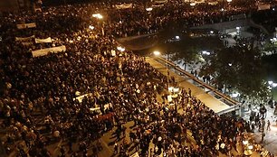 Protestuotojai Graikijoje