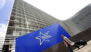 Gaisras kilo Europos Komisijos pastate. 