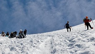 Lietuvių alpinistai kopia į Monblaną