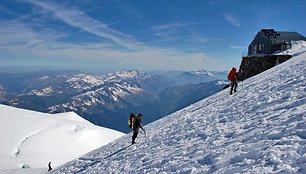 Lietuvių alpinistai kopia į Monblaną