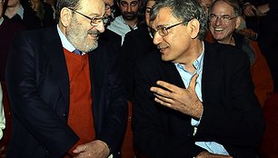 Umberto Eco ir Orhanas Pamukas
