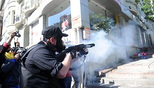 Susirėmimai su policija Turkijoje