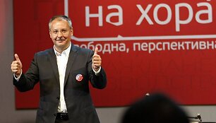 Bulgarijos socialistų lyderis Sergėjus Stani&scaron;evas
