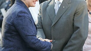 D.Grybauskaitė su V.Adamkum