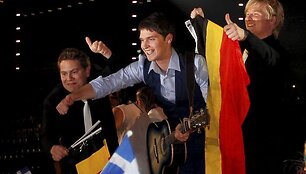 Belgai džiaugiasi patekimu į &bdquo;Eurovizijos&ldquo; finalą 