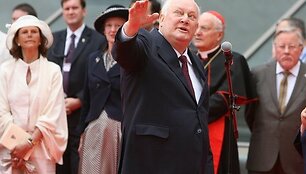 A.Brazauskas dalyvavo i&scaron;kilmėse, surengtose Valdovų rūmų atstatymui