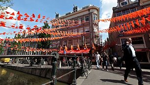 Amsterdamas sekmadienį gyvena futbolo nuotaikomis