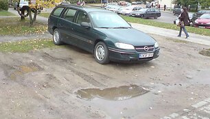 Pažeidimas &Scaron;e&scaron;kinės gatvėje 71, Vilniuje