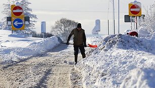 Žiema užklupo Didžiąją Britaniją