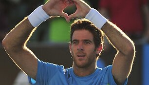 Juano Martino del Potro gestas po pergalės