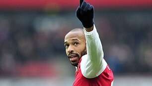 &bdquo;Arsenal&ldquo; legenda Thierry Henry sužais paskutines rungtynes Londono klube.