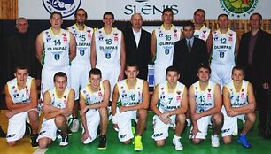 Plungės &bdquo;Olimpo&ldquo; ekipa.
