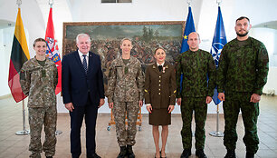 G.Venčkauskaitė, A.Anu&scaron;auskas, L.Jasiūnaitė, L.Asadauskaitė, J.Kinderis ir M.Knystautas