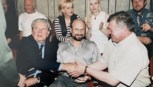 &bdquo;Alitos&ldquo; direktorius Vytautas Junevičius, Vladas Garastas (kairėje).