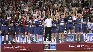 Europos čempionėmis Prancūzijos krep&scaron;ininkės tapo antra kartą &scaron;alies istorijoje.