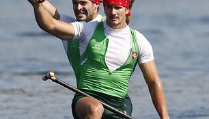 R.Labuckas (kairėje) ir T.Gadeikis pasaulio čempionais tapo dviviečių kanojų 200 m sprinto rungtyje.