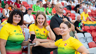 Mama ir trenerė Vida Zarankienė, sesuo Eglė ir Ieva Zarankaitė