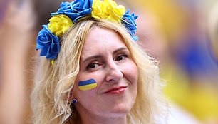 Ukrainos futbolo rinktinės sirgalė