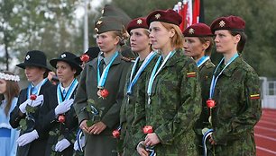 Lietuvos atstovės sidabro medalį iškovojo komandinėse moterų varžybos