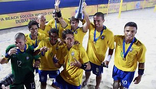 Planetos paplūdimio futbolo čempionais brazilai tapo ketvirtą kartą i&scaron; eilės