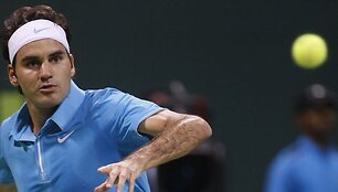 R.Federeris pirmojo rato varžovą įveikė greičiau nei per valandą