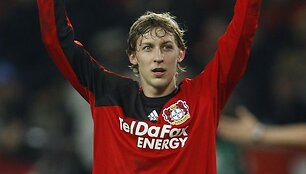 Rezultatyviausias Vokietijos futbolo čempionato žaidėjas S.Kiesslingas nugalėtojų gretose pasižymėjo dukart